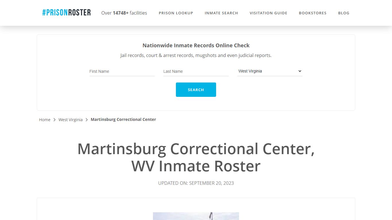 Martinsburg Correctional Center, WV Inmate Roster - Prisonroster